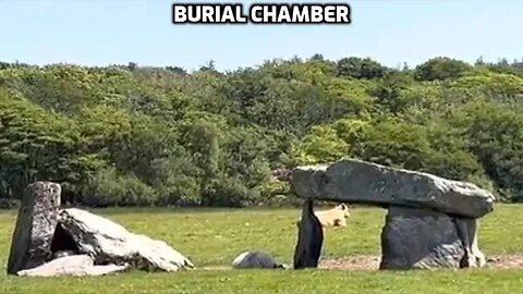 BURIAL CHAMBER ON ANGLESY NORTH WALES