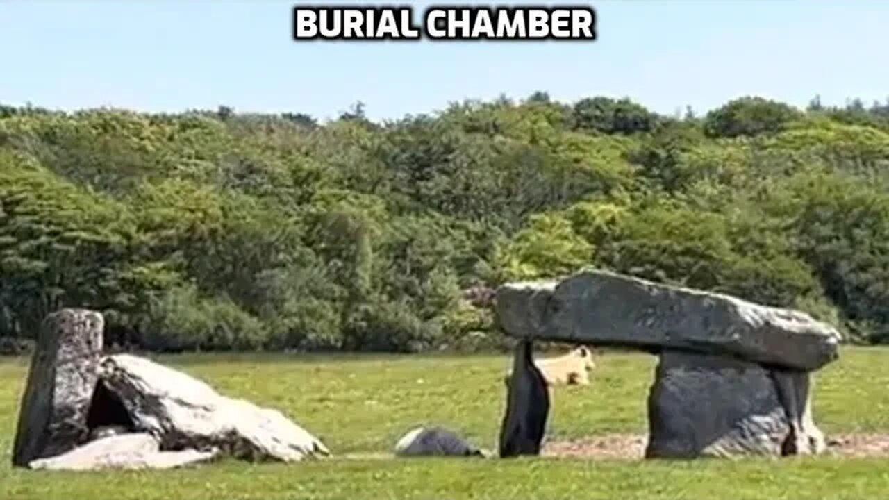 BURIAL CHAMBER ON ANGLESY NORTH WALES