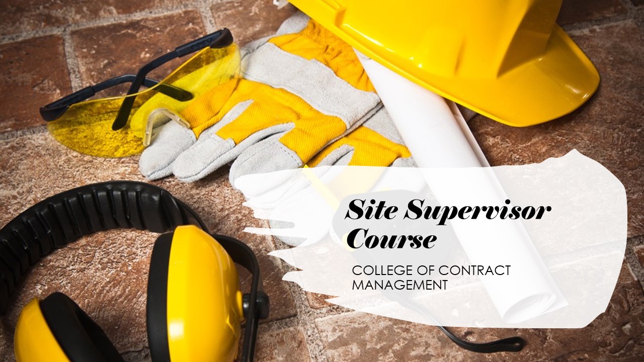 Site Supervisor Course |