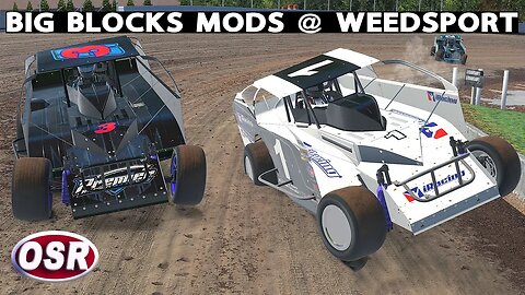 iRacing Big Block Modified Race - Weedsport Speedway - iRacing Dirt #dirtracing #iracingdirt