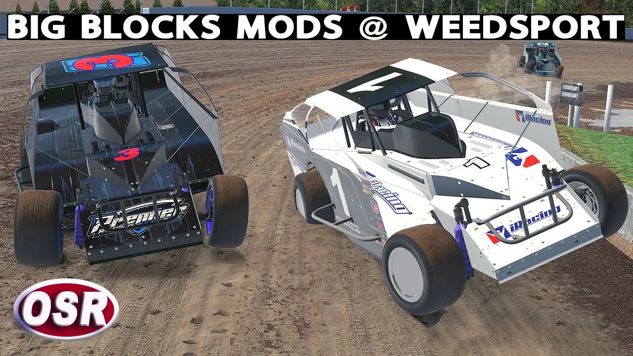 iRacing Big Block Modified Race - Weedsport Speedway - iRacing Dirt #dirtracing #iracingdirt