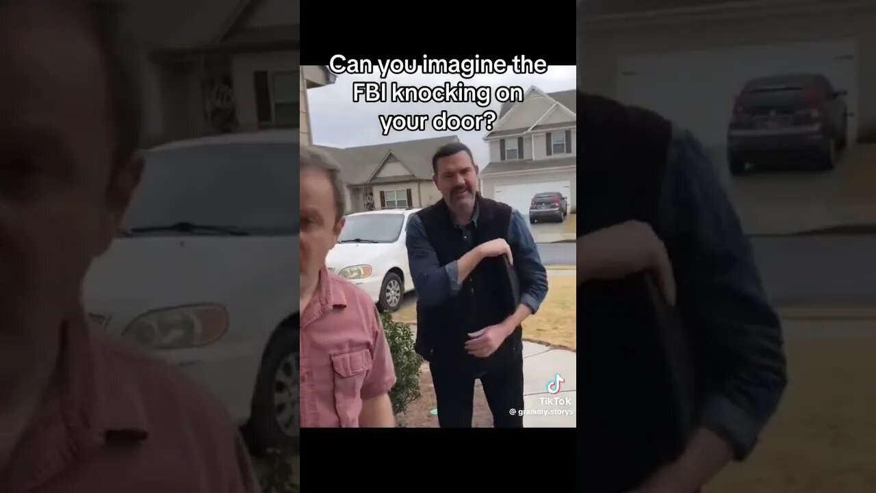 WHEN THE TYRANT FEDS FBI KNOCK ON YOUR DOOR