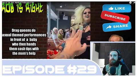Some madness from libs of Tiktok #29 ( It's not ok for kids to see twerking drag queens!!! )
