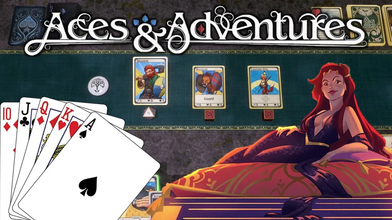 Aces & Adventures - Pokerfaced In A Fantasy World (Deck-Building RPG)