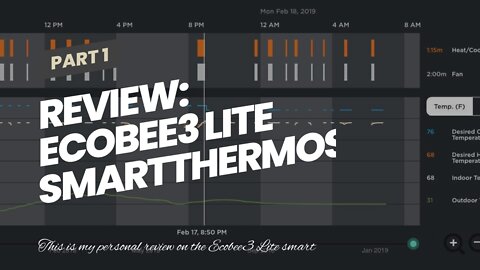 Review: Ecobee3 Lite SmartThermostat, Black