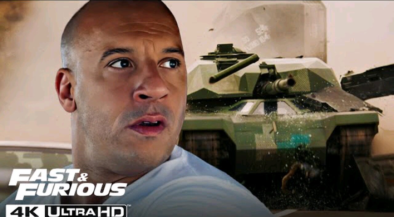 Fast & Furious 6 | Massive Tank Chase in 4K HDR