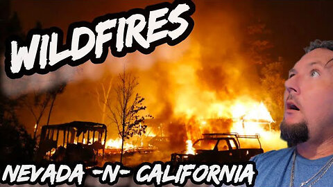 Valley Ranch Wildfire near Lake Tahoe California
