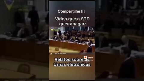 Relatos sobres as urnas eletrônicas.