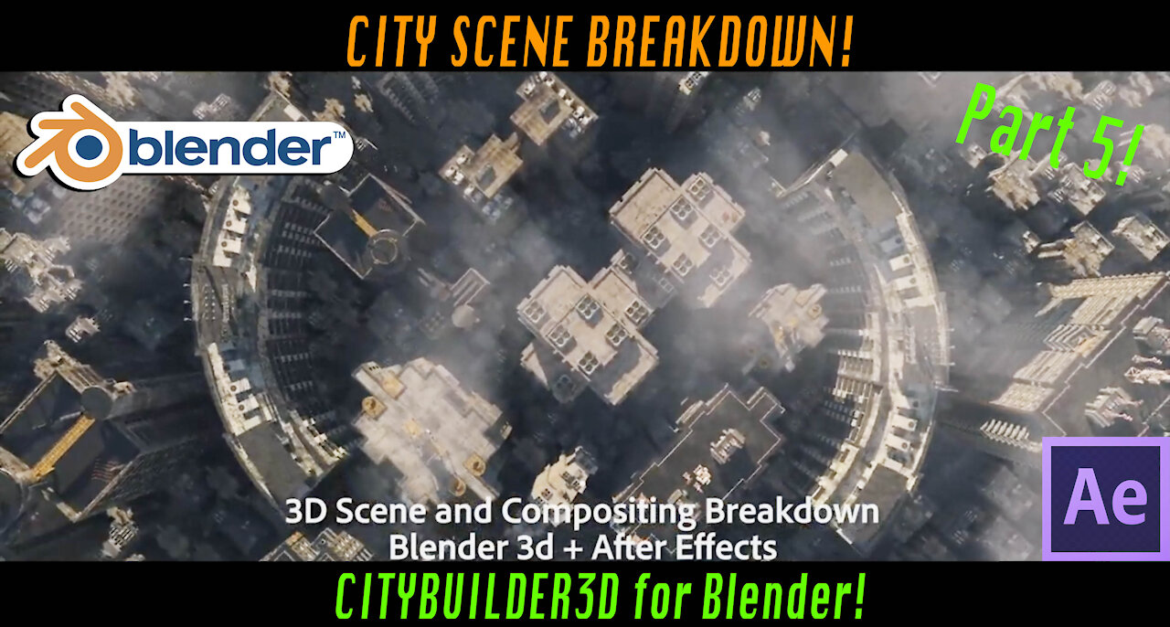 CityBuilder3d Blender scene breakdown: Soviet Trailer setup #5