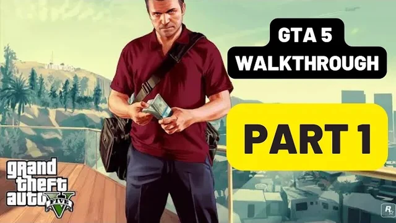 Gta 5 Walkthrough - Part 1 #gta5 #gta #gta5online #gtav