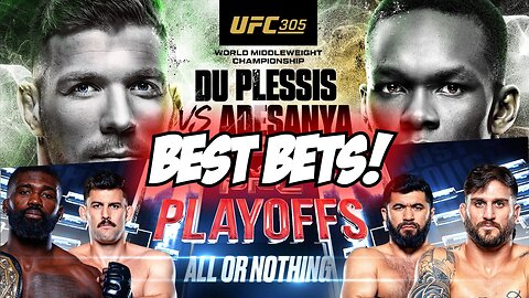 UFC 305 & PFL 8 Best Bets!││Izzy or Dricus!?!