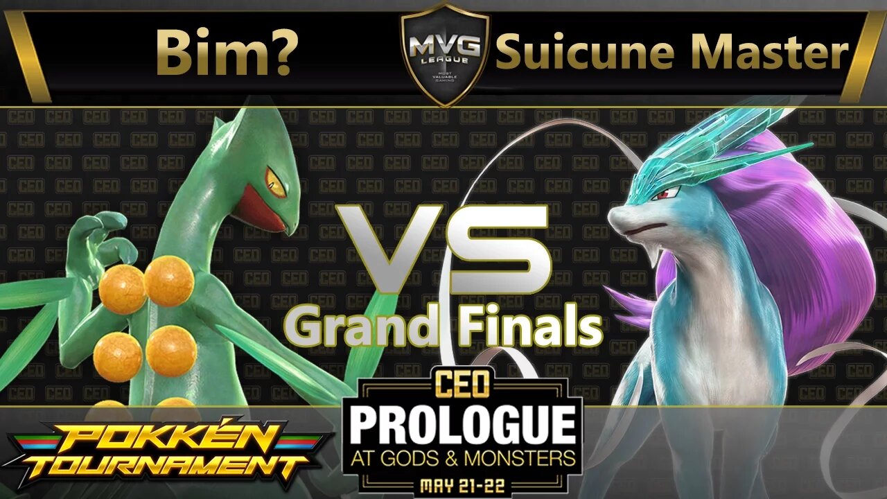 Bim? (Sceptile) vs. Circa|Suicune Master (Suicune) - Pokkén Grand Finals - CEO Prologue