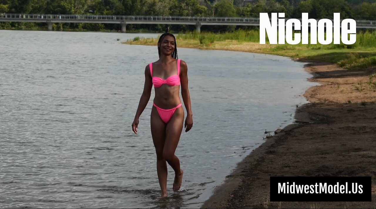 PINK - Nichole - 5'7" 37yo - Shoot day at the Lake - Midwest Model - Swimsuit - Bikini