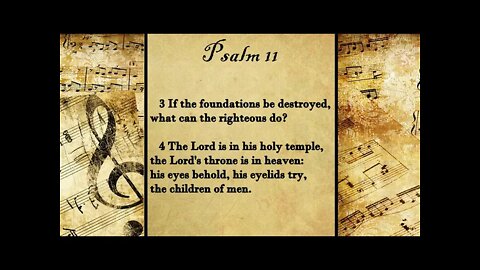 Psalm 11 Set to Music | FWBC HYMN with Lyrics