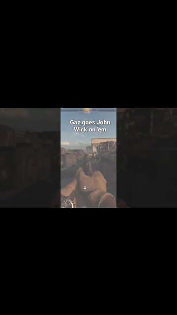 Gaz goes John Wick on 'em #callofduty #mw2