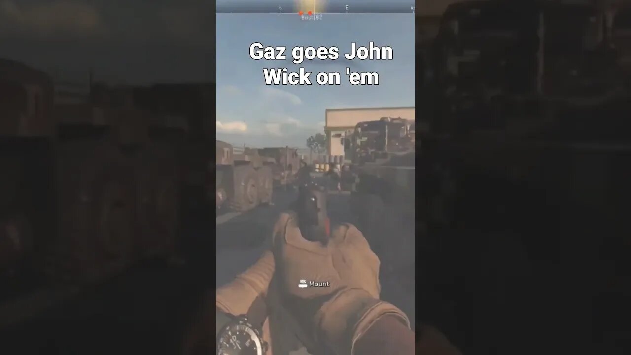 Gaz goes John Wick on 'em #callofduty #mw2