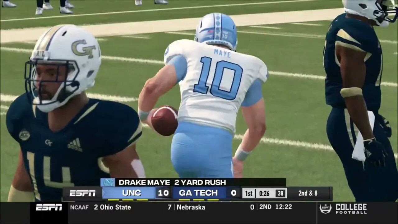 NCAA Football 14 - CFB Revamped - Dynasty Mode - North Carolina vs Georgia Tech