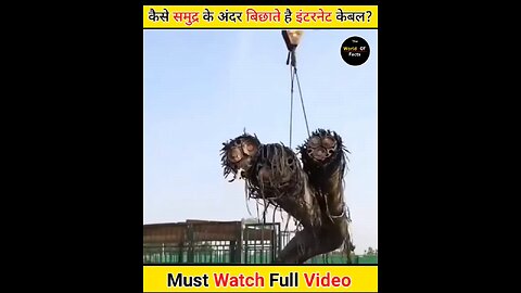 कैसे समुद्र के अंदर बिच्याते है इंटरनेट केबल
