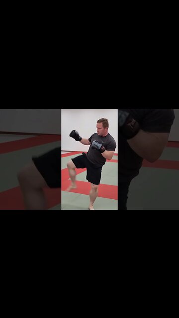 Working on half and full-hip body kicks. #martialarts #heavybag #heavybagworkout #heavybagdrills