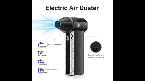 X3ProViolent Blower Mini Turbo Jet Fan Handheld Brushless Motor 150,000 RPM Wind Speed 52m/s