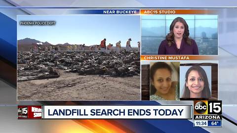 Phoenix police to end search of landfill for missing woman
