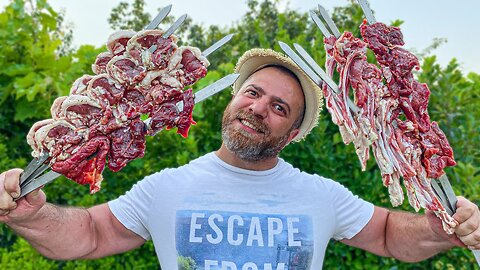The most Delicious Assorted Shish Kebab! A dangerous video for Meat Lovers!