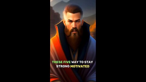 These five way to stay strong motivated