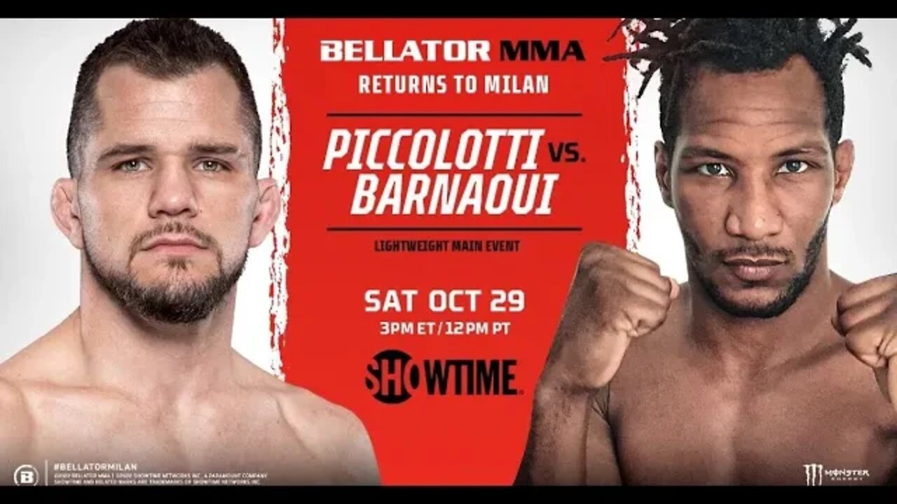 Bellator 287 Piccolotti Vs Barnaoui Full Card Prediction