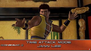 Dead or Alive 3: Time Attack Mode - Jann Lee