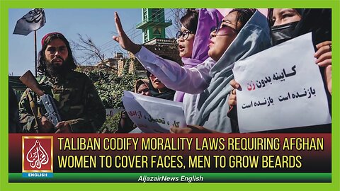 Taliban Codify Morality Laws Requiring Afghan Women To Cover Faces, Men To Grow Beards
