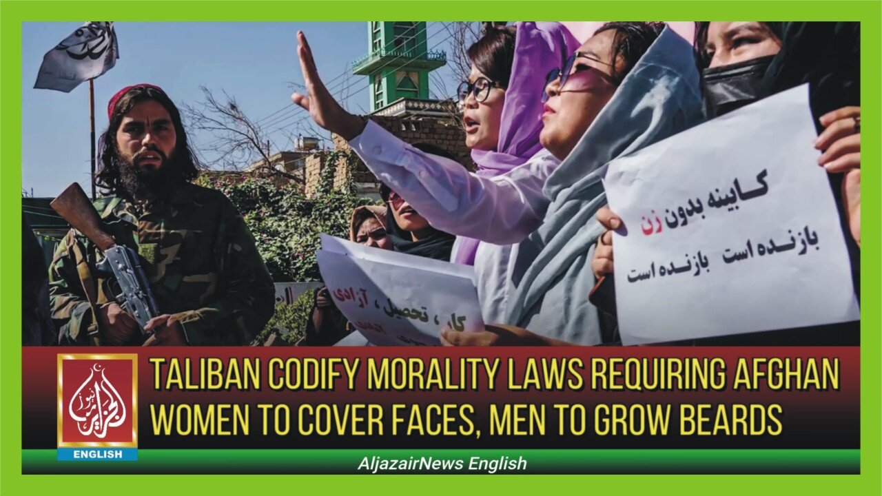 Taliban Codify Morality Laws Requiring Afghan Women To Cover Faces, Men To Grow Beards