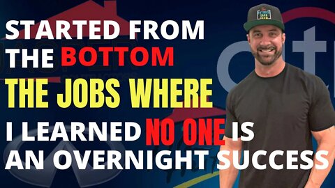 NO ONE IS AN OVERNIGHT SUCCESS | LESSONS LEARNED