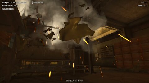 Benchmark: SAPPHIRE Nitro+ Radeon RX 5700 XT + Ryzen 7 3700X - Mafia II 1080p High Settings