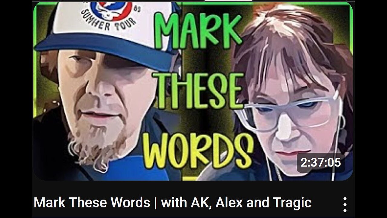 8-4-2024 SamanthaJean "Mark These Words | with AK, Alex and Tragic" w/chat