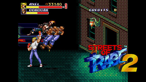 Streets of Rage 2, Arcade Game, Sega 1993, playthrough