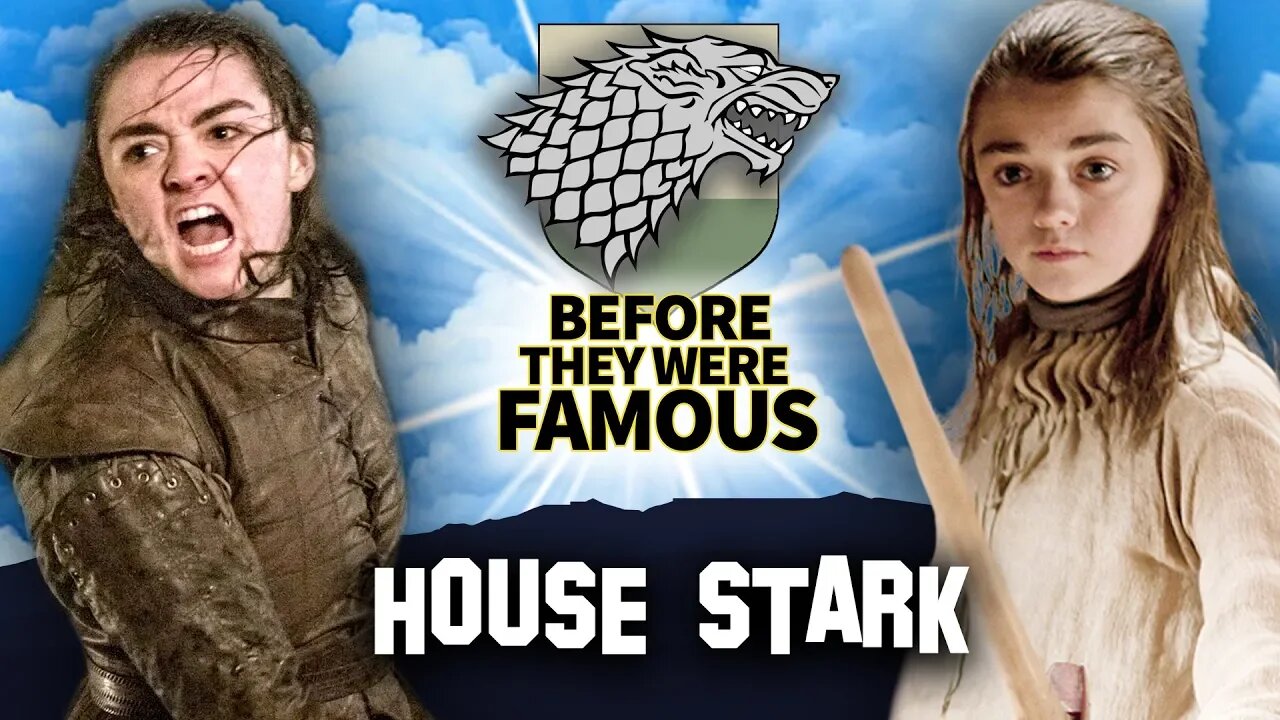 Game of Thrones House Stark | Before They Were Famous Sophie Turner, Kit Harrington, Maisie Williams