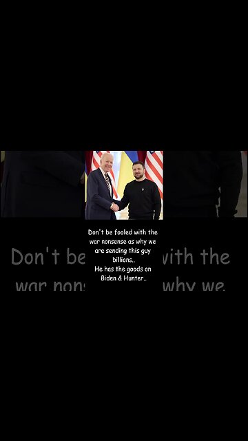 20 Billion Fix - Joe Biden is compromised.