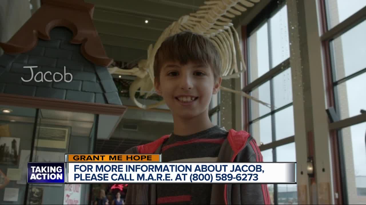 Grant Me Hope: Jacob enjoys board games, fishing, and telling jokes