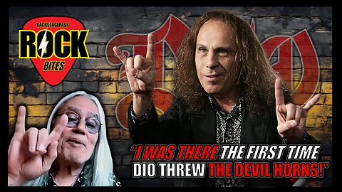 BSP Rock Bites: 120 Secs of Rock History!🤘🌈 Rainbows Tony Carey on Witnessing Dios Devil Horns Debut