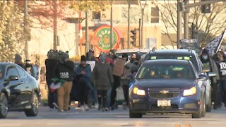 Crowds gather in Wauwatosa to protest Mensah decision