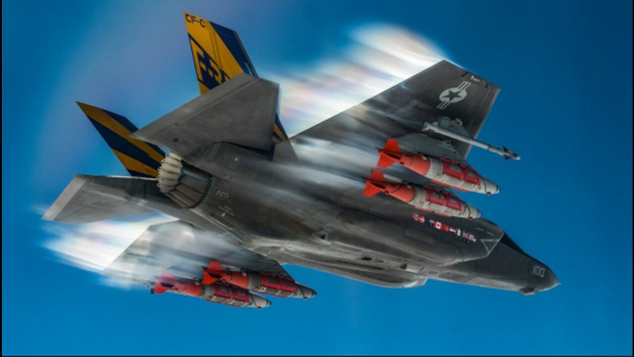 $1 Billion Worth of US F-35s, Take off Simultaneously at Full Throttle