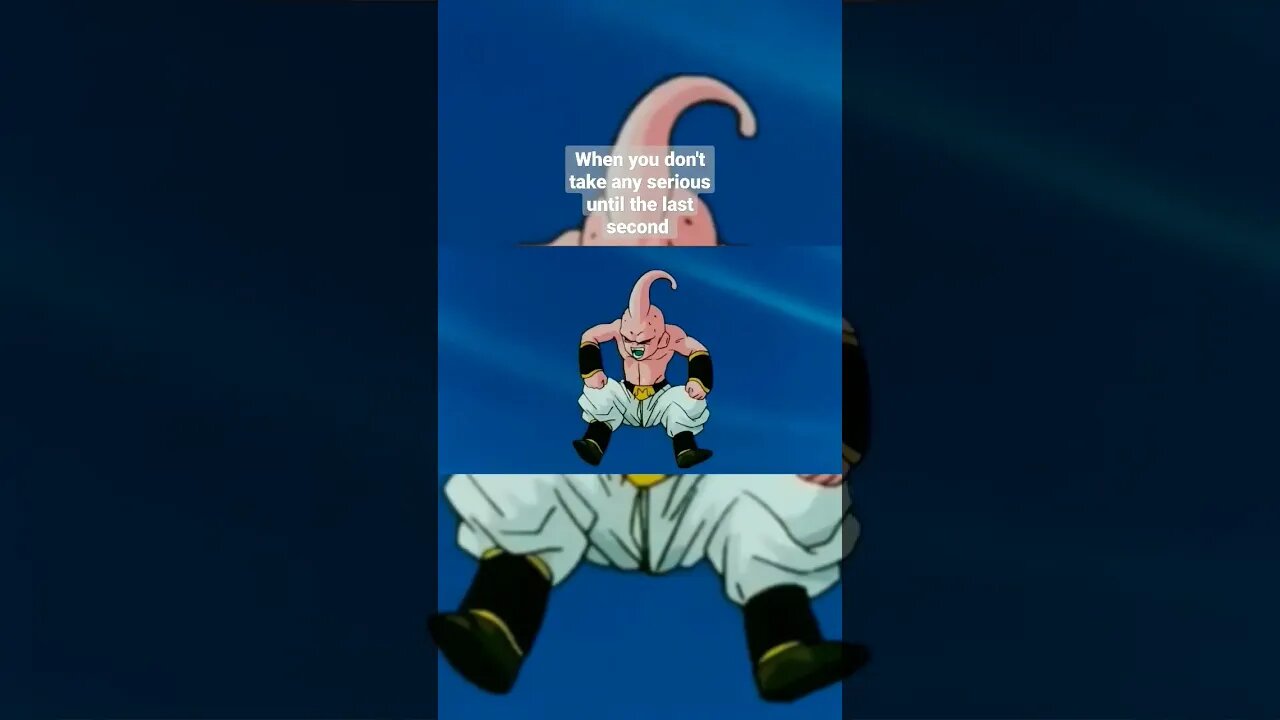 Kid Buu Got one of the Best Evil Laugh #shorts #anime #dbz