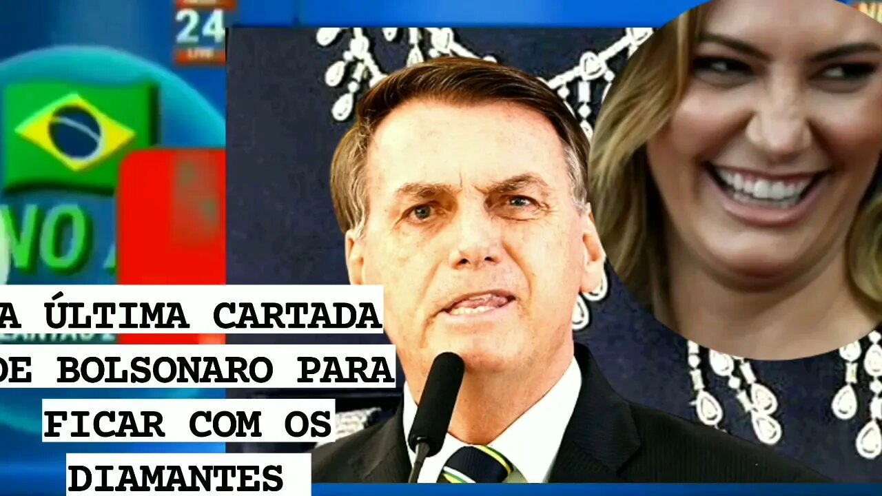 a última cartada de Jbolsonaro para ficar com os diamantes presente para Michelle Bolsonaro