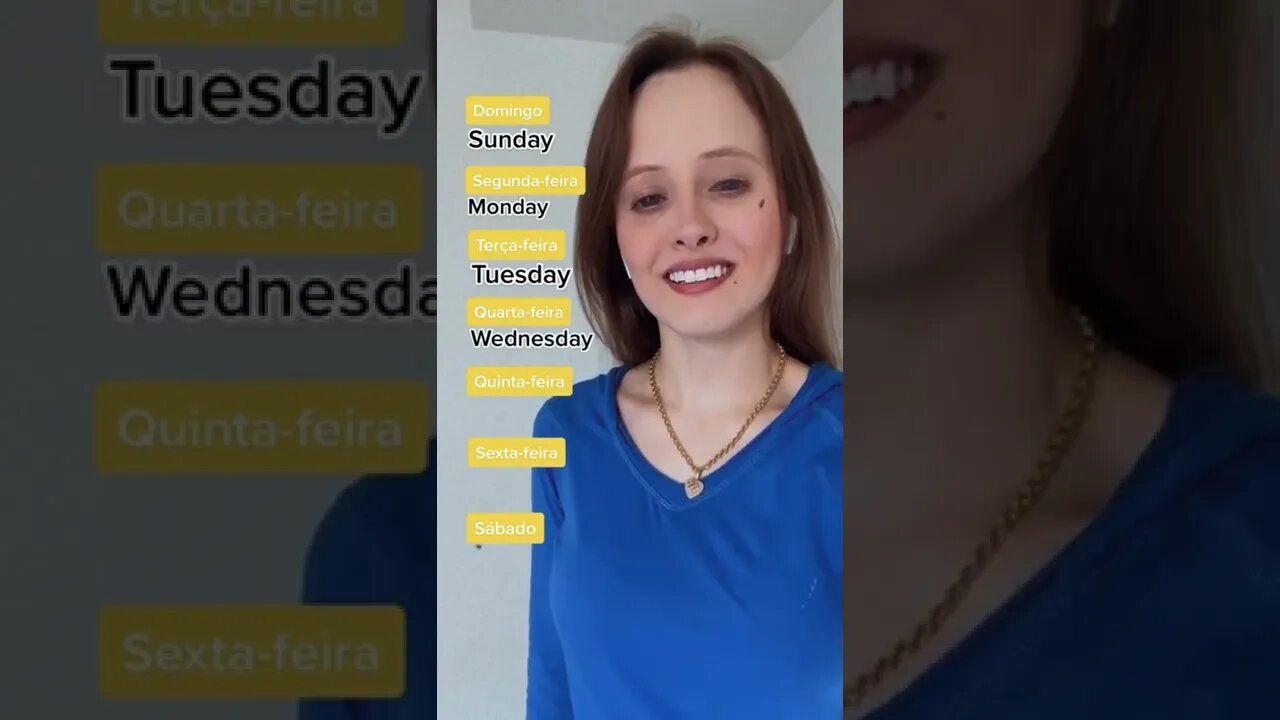 Como dizer os dias da semana em inglês?