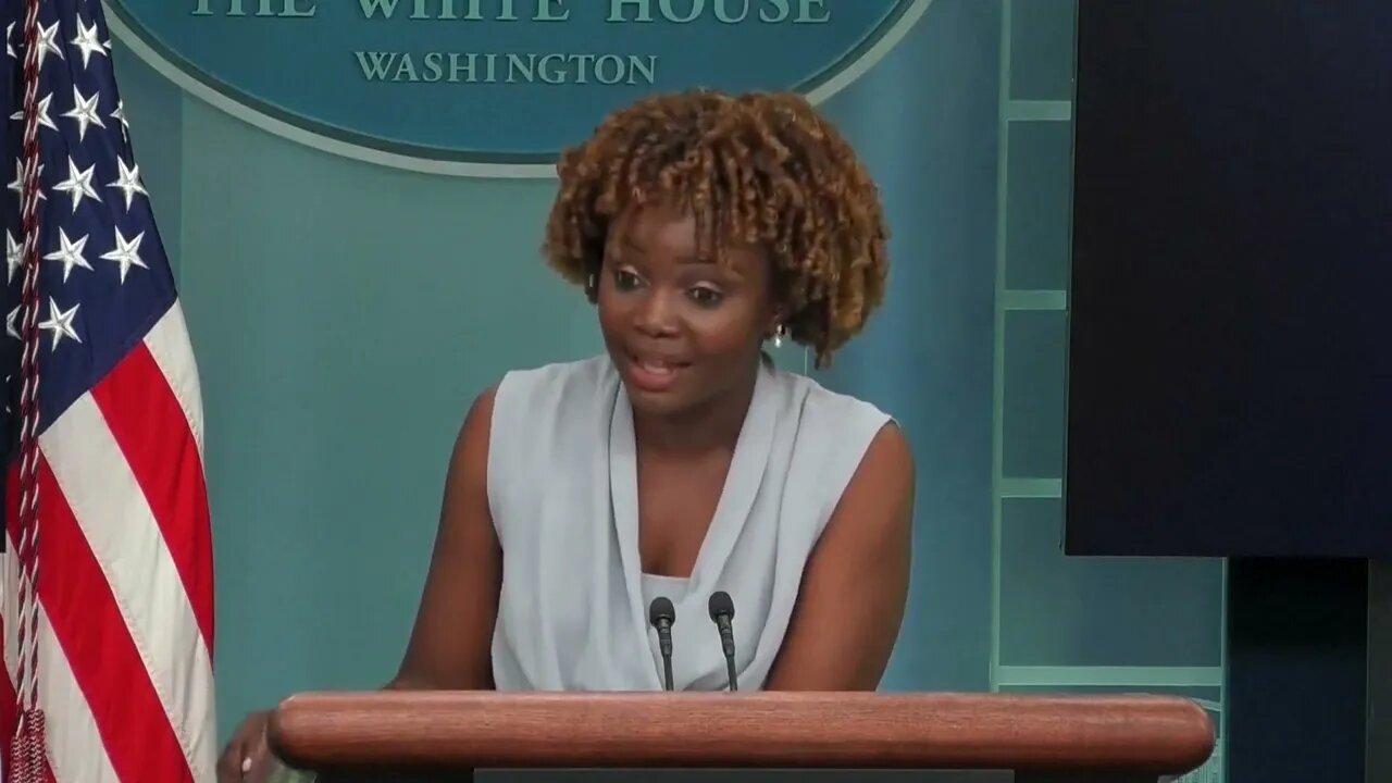 Karine Jean-Pierre Lashes Out At Question If Biden Refusal To Comment On PGA/LIV Makes Him Look Weak