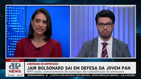Jair Bolsonaro sai em defesa da Jovem Pan; Nelson Kobayashi comenta