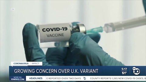 Growing concern over UK variant