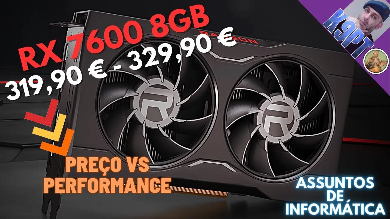 Lançamento da RX 7600 8GB, Preço vs Performance