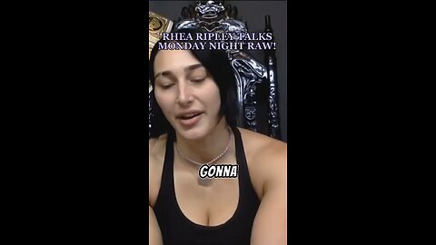 RHEA RIPLEY TALKS MONDAY NIGHT RAW!