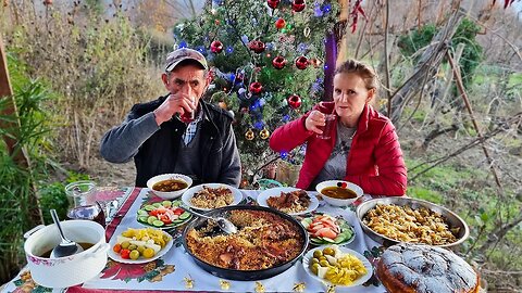 Finding the Perfect Christmas Tree in Our Woods and Preparing Delicious Holiday Foods